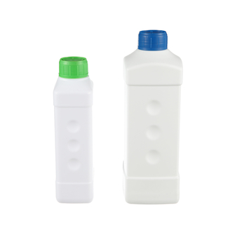 Lege plastic HDPE vloeibare chemische fles
